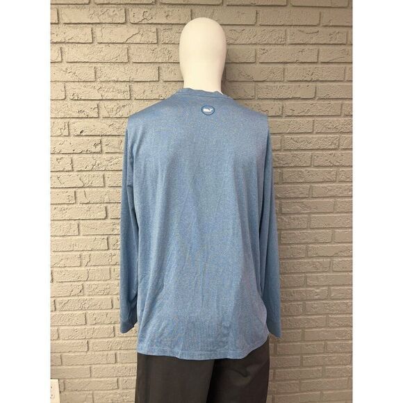 Vineyard Vines Men Blue Long Sleeve T-Shirt Size L - Picture 2 of 9
